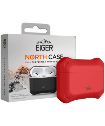 Eiger North Apple AirPods Pro Hoesje Rood Hoesjes