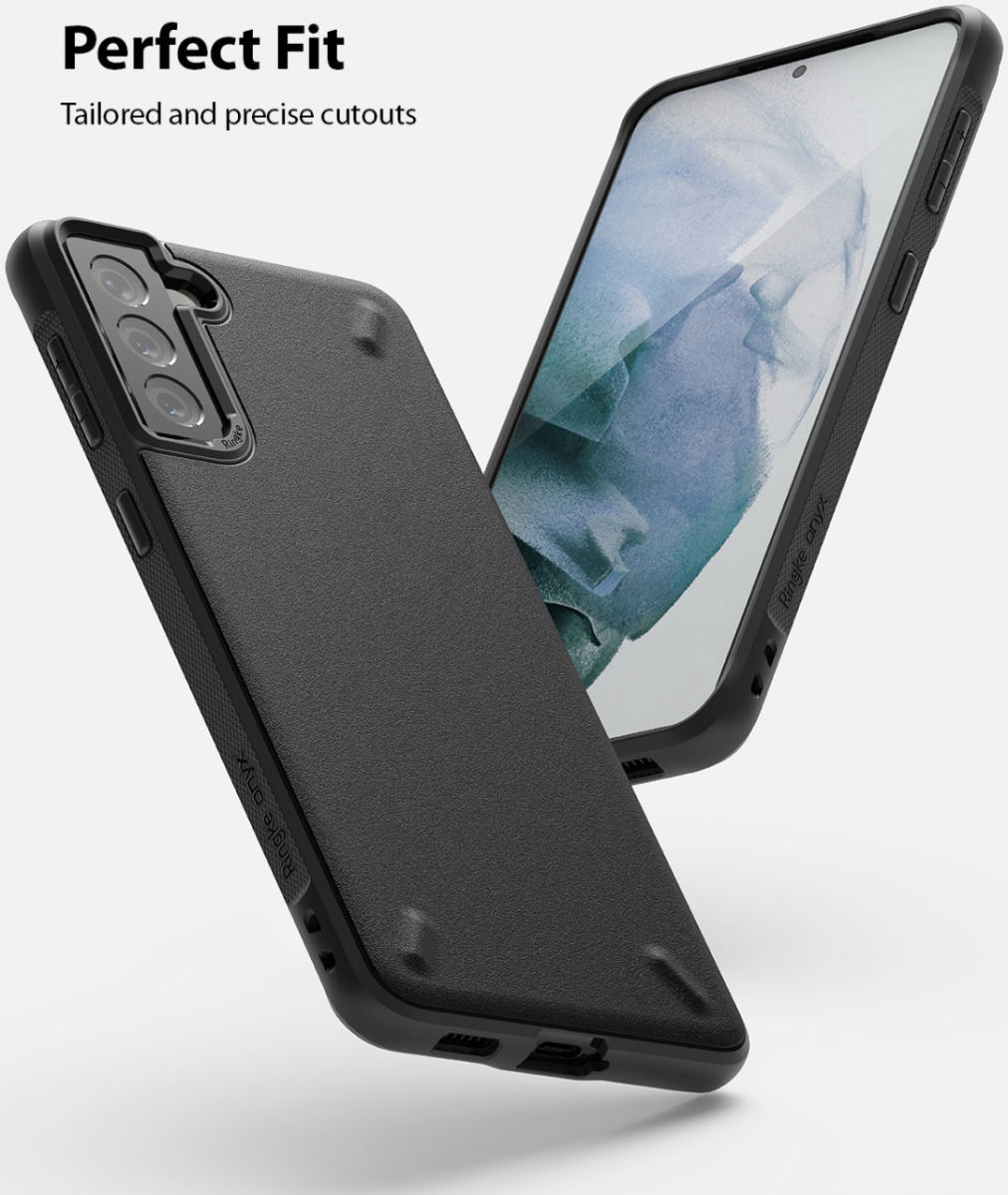 Ringke Onyx Samsung Galaxy S21 Hoesje Flexibel TPU Zwart afbeelding 3
