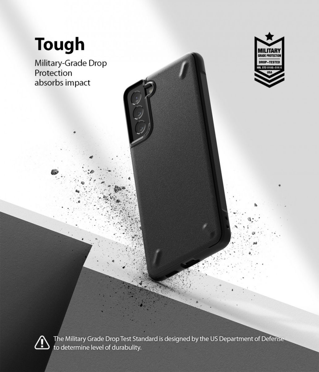 Ringke Onyx Samsung Galaxy S21 Hoesje Flexibel TPU Zwart afbeelding 6