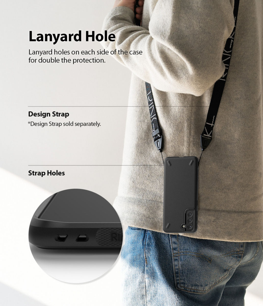 Ringke Onyx Samsung Galaxy S21 Hoesje Flexibel TPU Zwart afbeelding 7