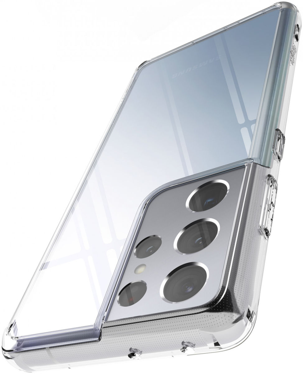 Ringke Fusion Samsung Galaxy S21 Ultra Hoesje Transparant afbeelding 1