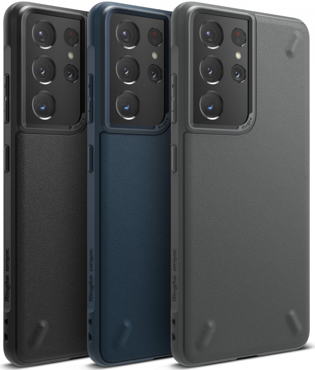 Ringke Onyx Samsung Galaxy S21 Ultra Hoesje Flexibel TPU Zwart afbeelding 10