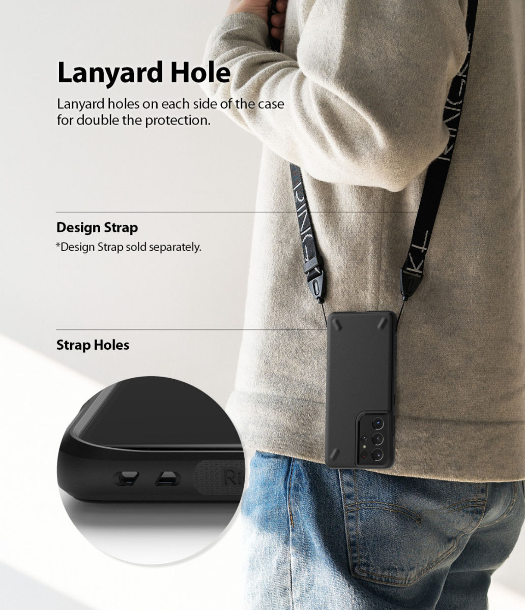 Ringke Onyx Samsung Galaxy S21 Ultra Hoesje Flexibel TPU Zwart afbeelding 7