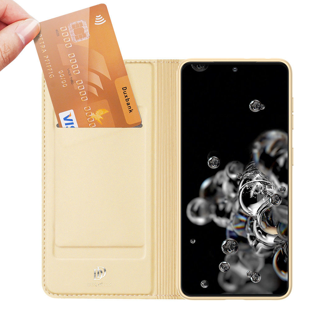 Dux Ducis Skin Pro Series Samsung Galaxy S21 Ultra Hoesje Goud afbeelding 2
