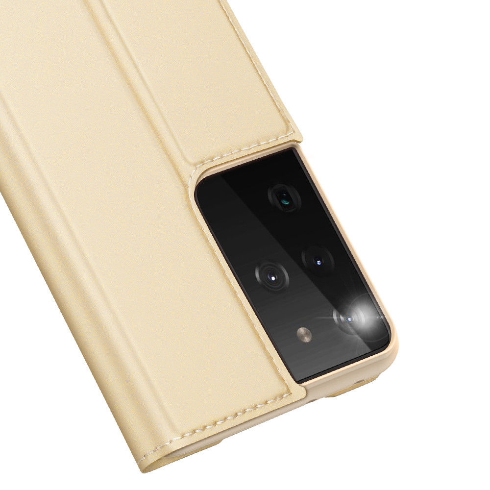 Dux Ducis Skin Pro Series Samsung Galaxy S21 Ultra Hoesje Goud afbeelding 8