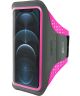 Mobiparts Comfort Fit Armband iPhone 12 Pro Max Sporthoesje Roze