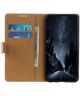 Samsung Galaxy A42 Book Case Hoesje Wallet Met Bloemen Print