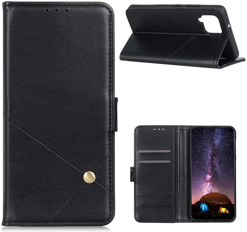 Samsung Galaxy A42 Hoesje Wallet Book Case Zwart afbeelding 3