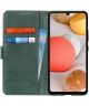 Samsung Galaxy A42 Hoesje Wallet Book Case Groen