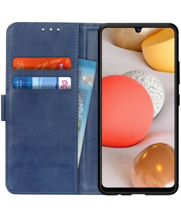 Samsung Galaxy A42 Hoesje Wallet Book Case Blauw Hoesjes