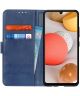 Samsung Galaxy A42 Hoesje Wallet Book Case Blauw