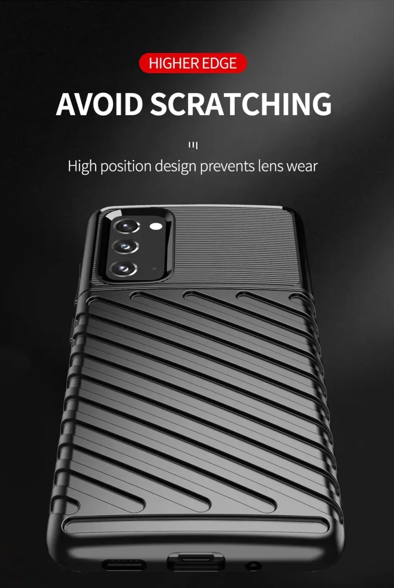 Samsung Galaxy S20 FE Twill Thunder Texture Back Cover Zwart afbeelding 8