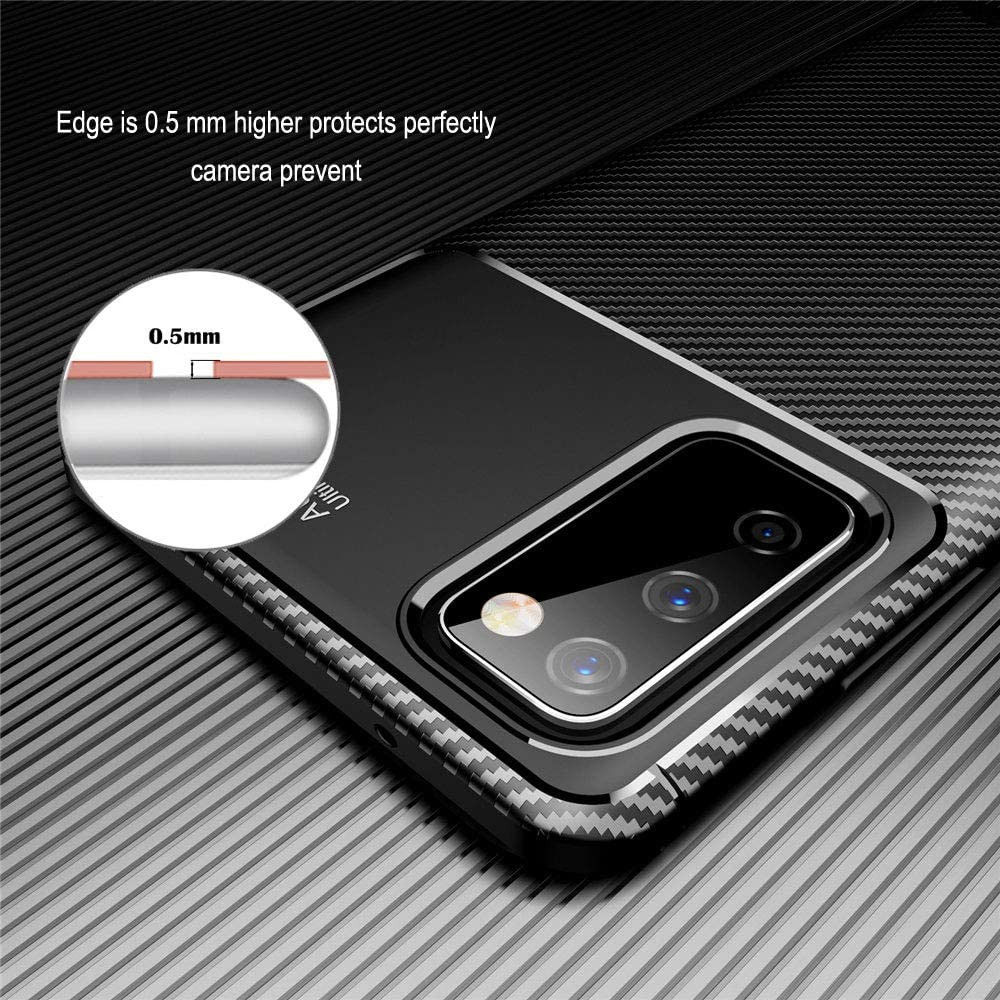 Samsung Galaxy S20 FE Twill Thunder Texture Back Cover Blauw afbeelding 4