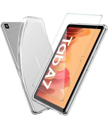 Samsung Galaxy Tab A7 (2020 / 2022) Hoes Screenprotector Transparant Hoesjes