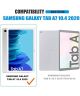 Samsung Galaxy Tab A7 (2020 / 2022) Hoes Screenprotector Transparant