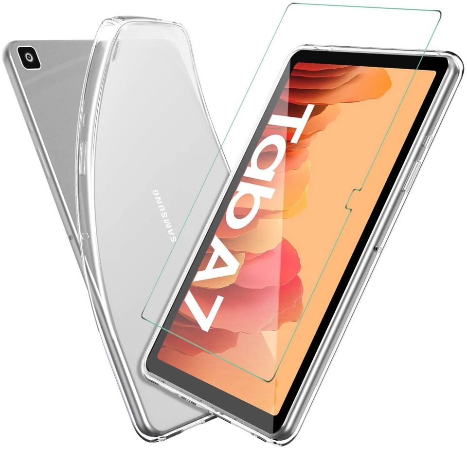 Samsung Galaxy Tab A7 (2020 / 2022) Hoes Screenprotector Transparant afbeelding 1