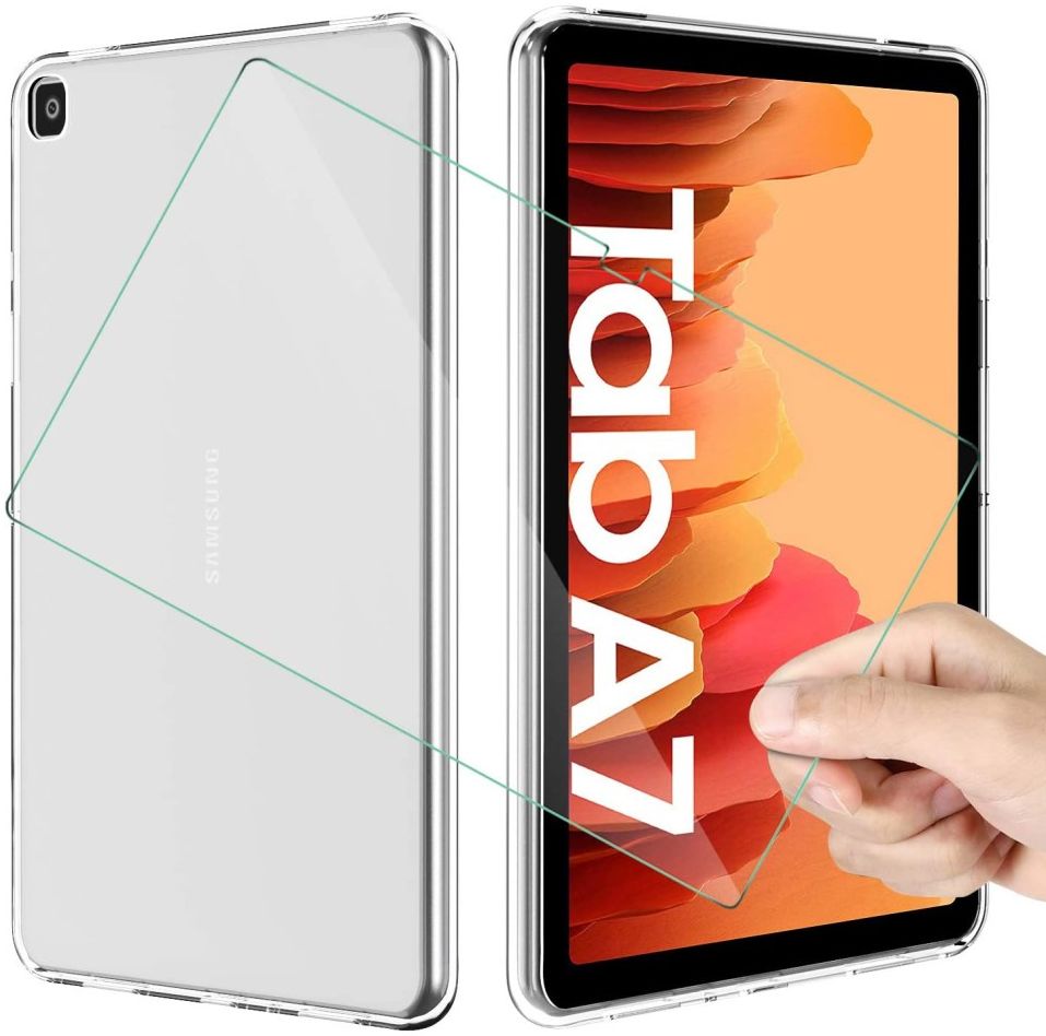 Samsung Galaxy Tab A7 (2020 / 2022) Hoes Screenprotector Transparant afbeelding 4