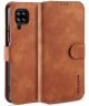 Samsung Galaxy A42 Hoesje Portemonnee Book Case Bruin