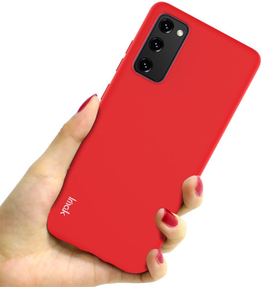 IMAK Samsung Galaxy S20 FE Hoesje Dun TPU Rood afbeelding 2