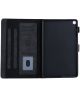 Samsung Galaxy Tab A7 (2020 / 2022) Tri-Fold Hoes Wallet Case Zwart