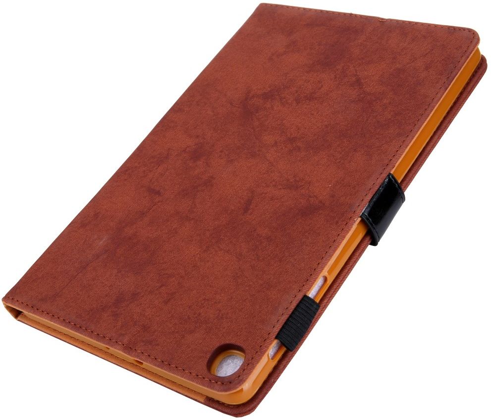 Samsung Galaxy Tab A7 (2020 / 2022) Tri-Fold Hoes Wallet Case Bruin afbeelding 7