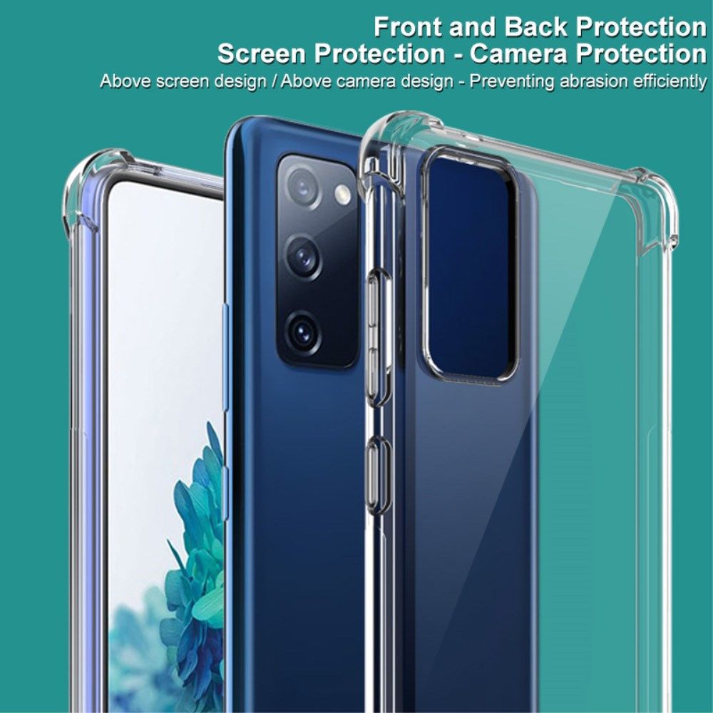 IMAK Samsung Galaxy S20 FE Hoesje + Screenprotector Transparant afbeelding 12