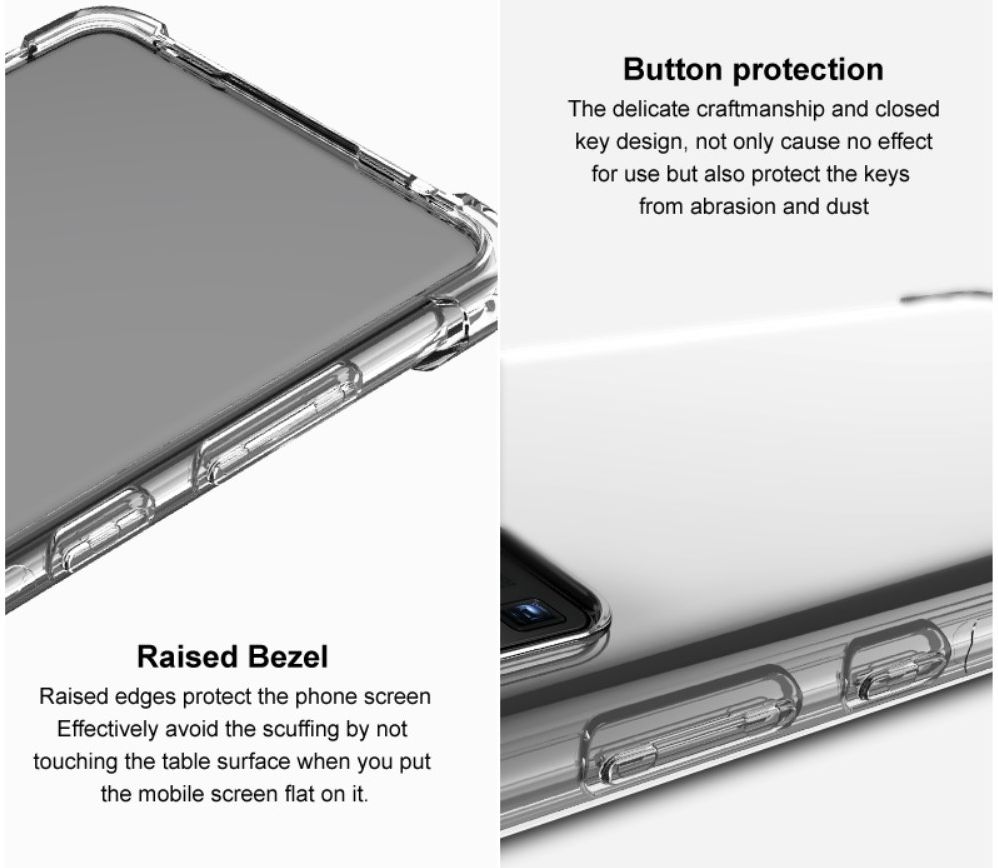 IMAK Samsung Galaxy S20 FE Hoesje + Screenprotector Transparant afbeelding 7