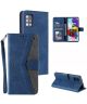 Samsung Galaxy S20 FE Hoesje Retro Book Case Portemonnee Blauw