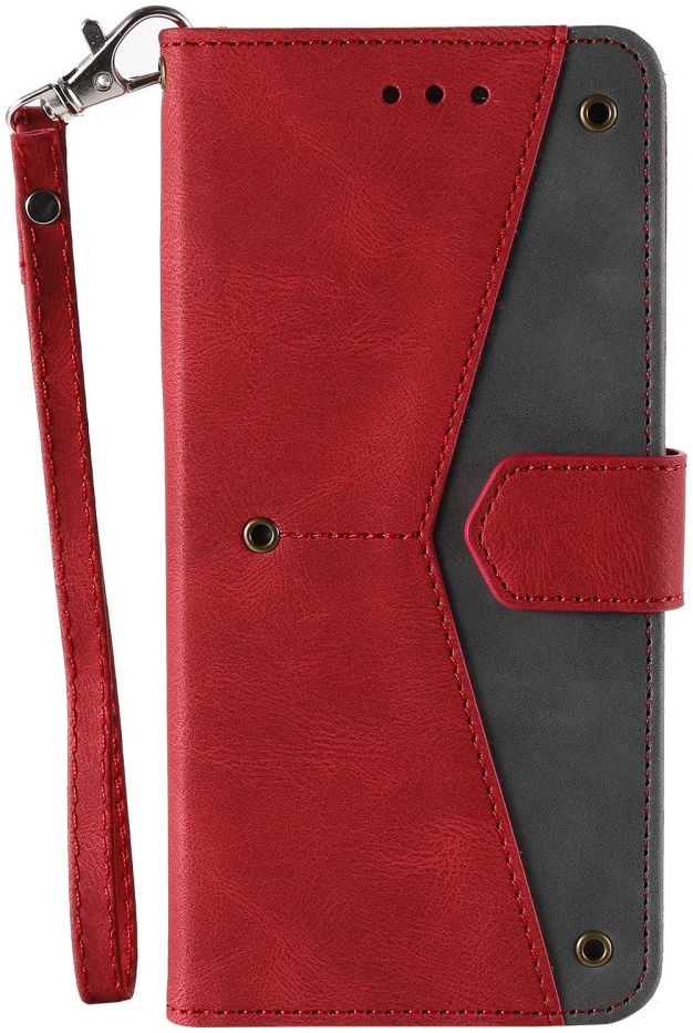 Samsung Galaxy S20 FE Hoesje Retro Book Case Portemonnee Rood afbeelding 2