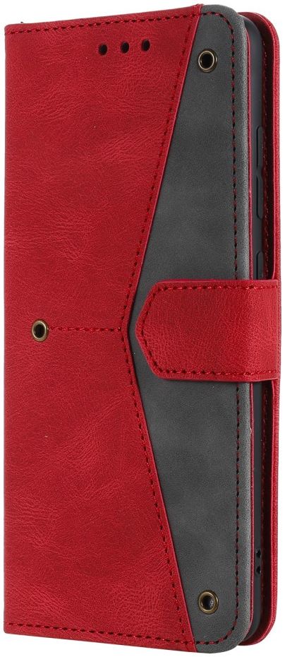 Samsung Galaxy S20 FE Hoesje Retro Book Case Portemonnee Rood afbeelding 3