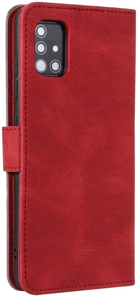 Samsung Galaxy S20 FE Hoesje Retro Book Case Portemonnee Rood afbeelding 4
