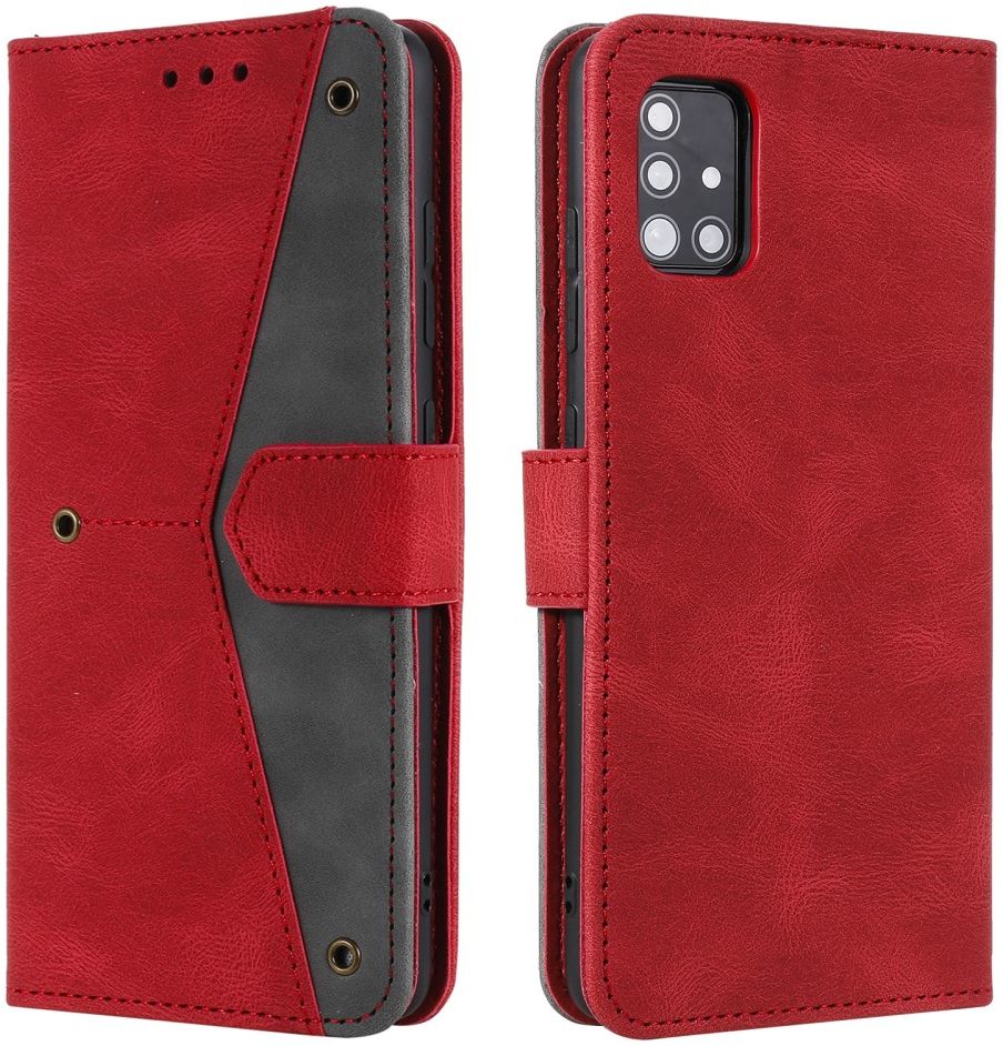 Samsung Galaxy S20 FE Hoesje Retro Book Case Portemonnee Rood afbeelding 7