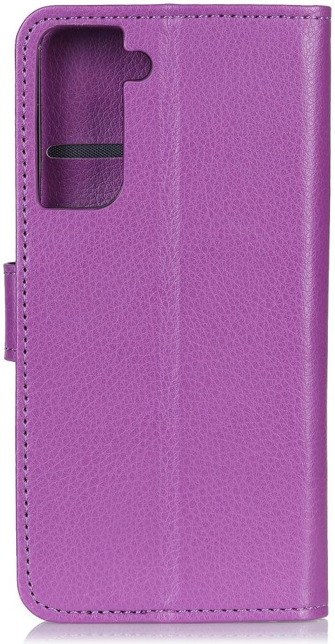 Samsung Galaxy S21 Hoesje met Pasjes Book Case Kunstleer Paars afbeelding 6