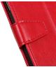 Samsung Galaxy S21 Hoesje Portemonnee Book Case Rood