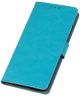 Samsung Galaxy S21 Hoesje Portemonnee Book Case Blauw