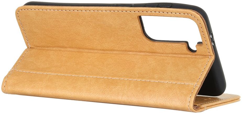 Samsung Galaxy S21 Hoesje Portemonnee Kunstleer Book Case Bruin afbeelding 7