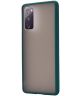 Samsung Galaxy S20 FE Hoesje Matte Transparant Hybride Groen