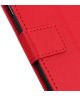 Samsung Galaxy S21 Ultra Hoesje Portemonnee Book Case Rood