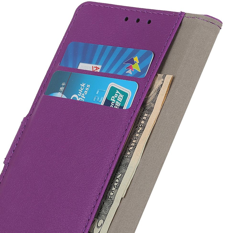 Samsung Galaxy S21 Ultra Hoesje Portemonnee Book Case Paars afbeelding 3