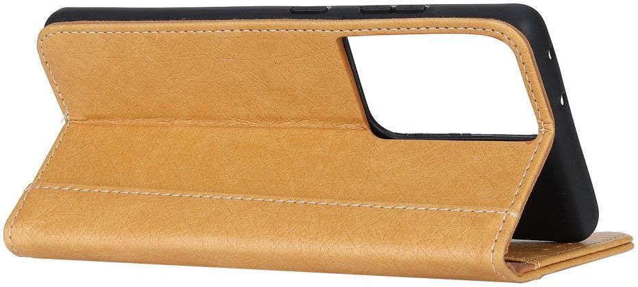 Samsung Galaxy S21 Ultra Hoesje Portemonnee Kunstleer Book Case Bruin afbeelding 8