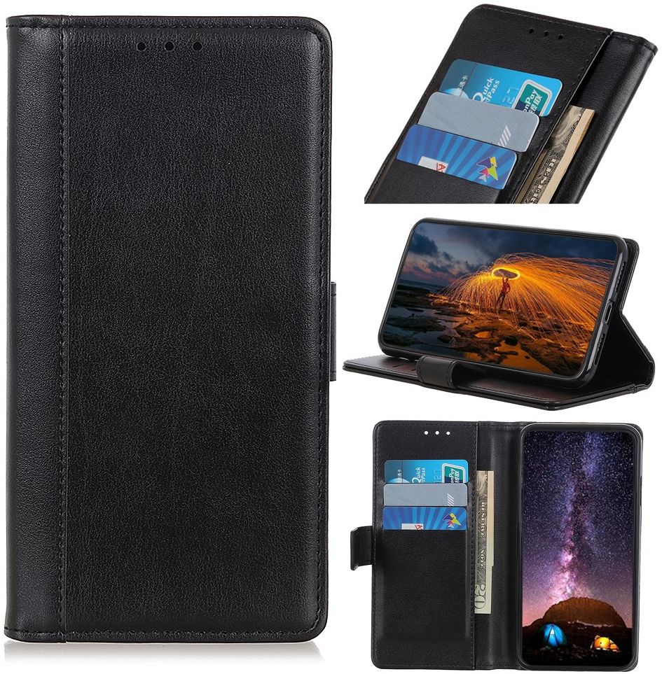 Samsung Galaxy S21 Ultra Hoesje Wallet Book Case met Pasjes Zwart afbeelding 5