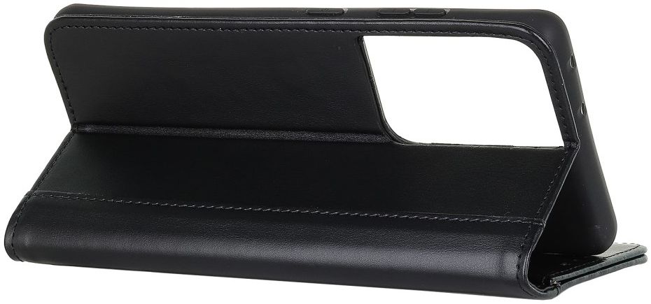 Samsung Galaxy S21 Ultra Hoesje Wallet Book Case met Pasjes Zwart afbeelding 7