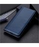 Samsung Galaxy S21 Ultra Hoesje Wallet Book Case met Pasjes Blauw