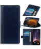 Samsung Galaxy S21 Plus Hoesje Wallet Book Case met Pasjes Blauw