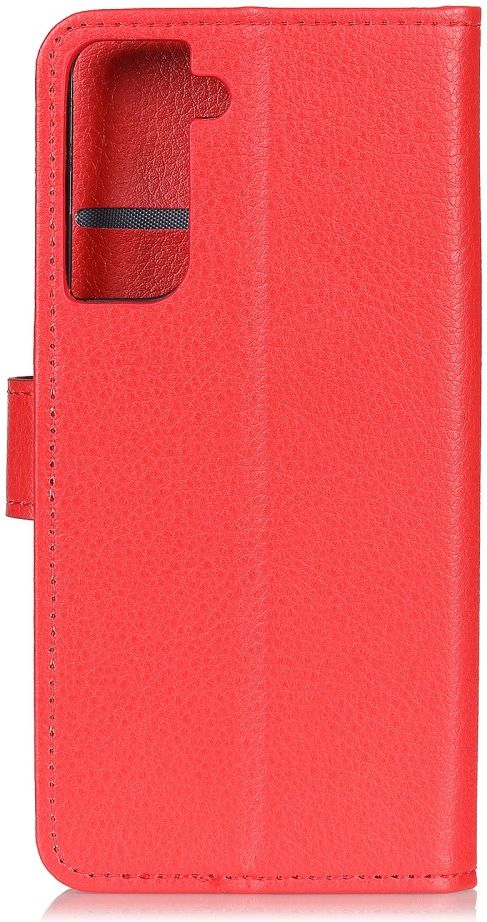 Samsung Galaxy S21 Plus Hoesje met Pasjes Book Case Kunstleer Rood afbeelding 11