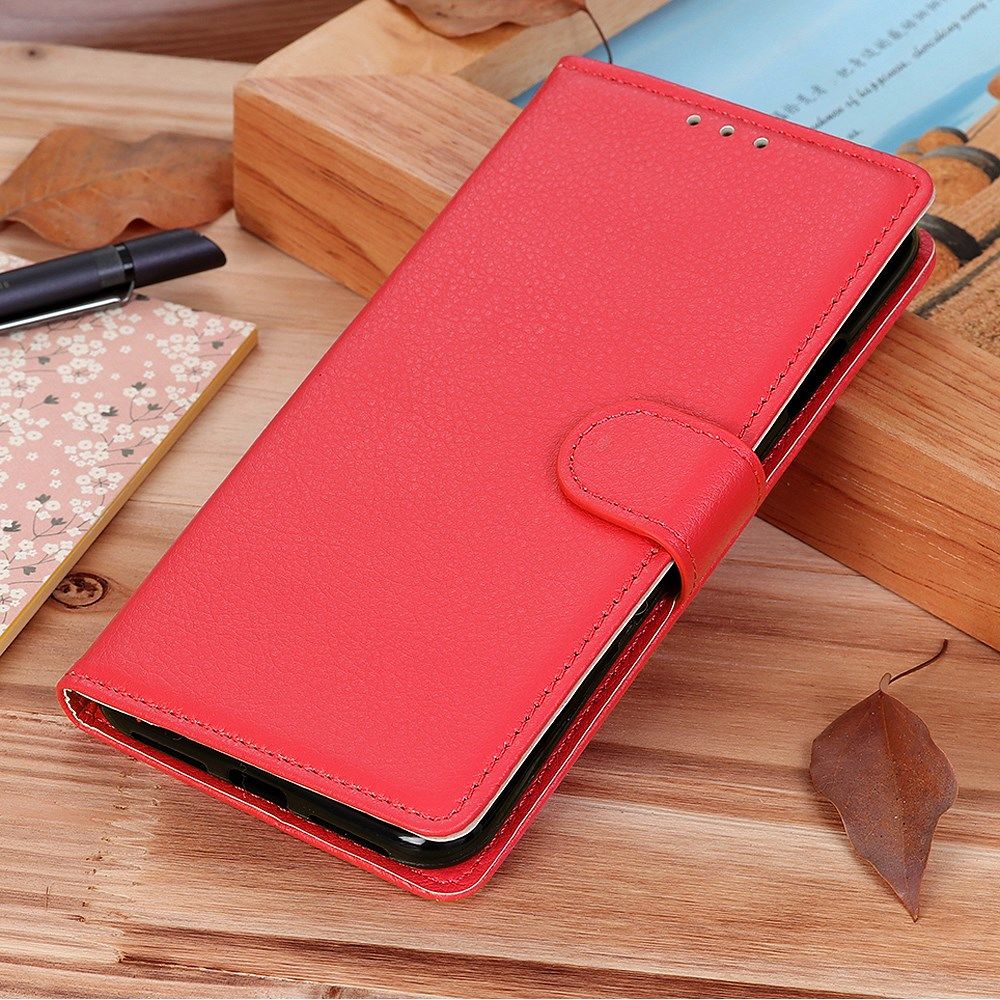 Samsung Galaxy S21 Plus Hoesje met Pasjes Book Case Kunstleer Rood afbeelding 2