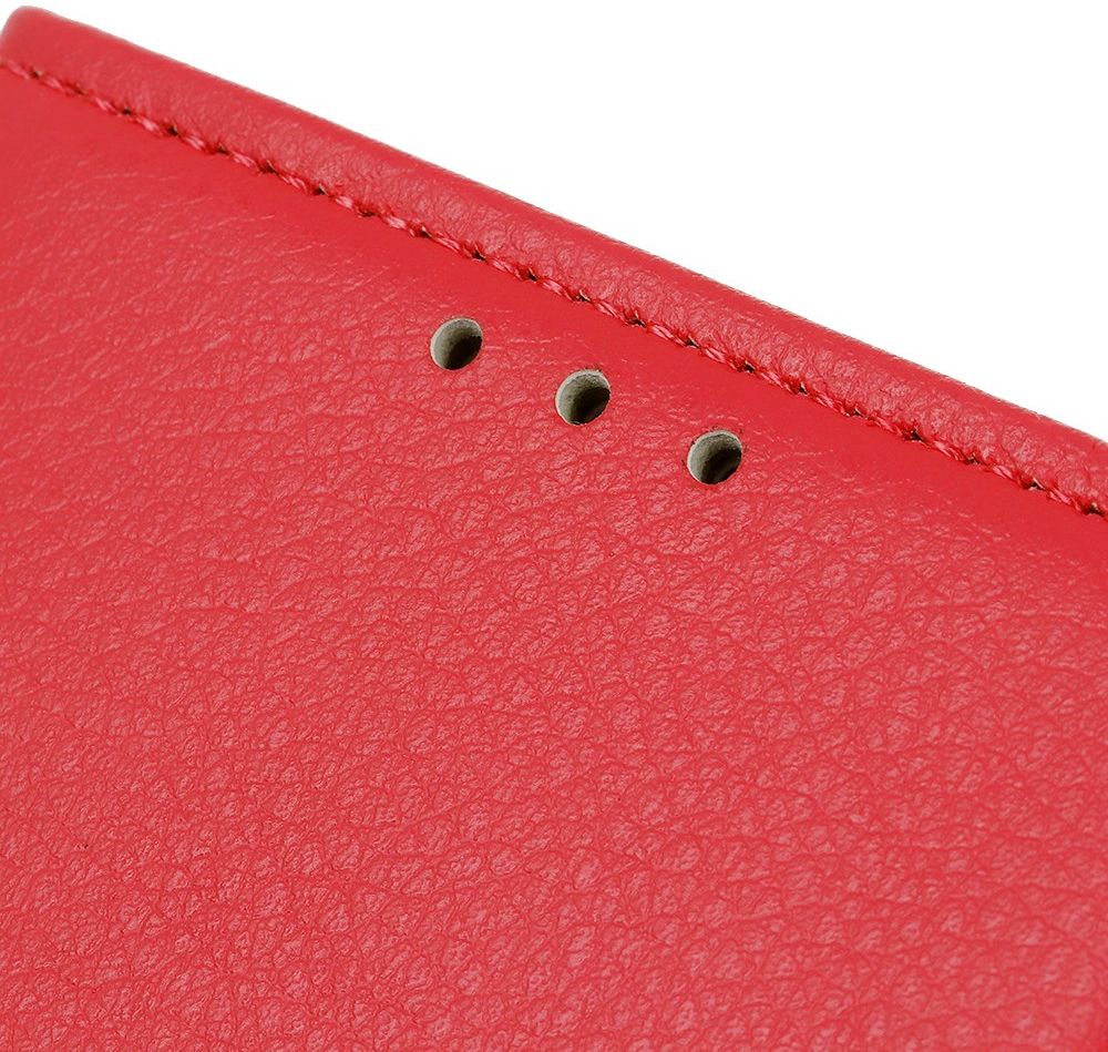 Samsung Galaxy S21 Plus Hoesje met Pasjes Book Case Kunstleer Rood afbeelding 8