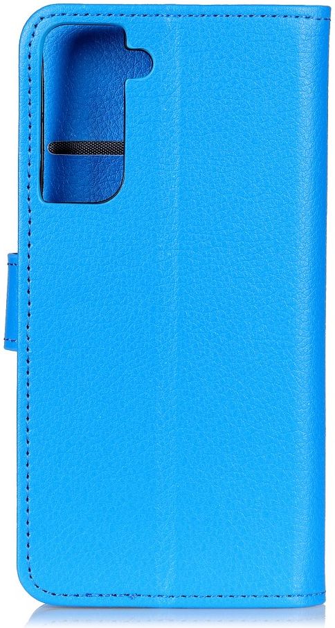 Samsung Galaxy S21 Plus Hoesje met Pasjes Book Case Kunstleer Blauw afbeelding 11