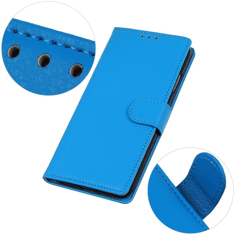 Samsung Galaxy S21 Plus Hoesje met Pasjes Book Case Kunstleer Blauw afbeelding 7