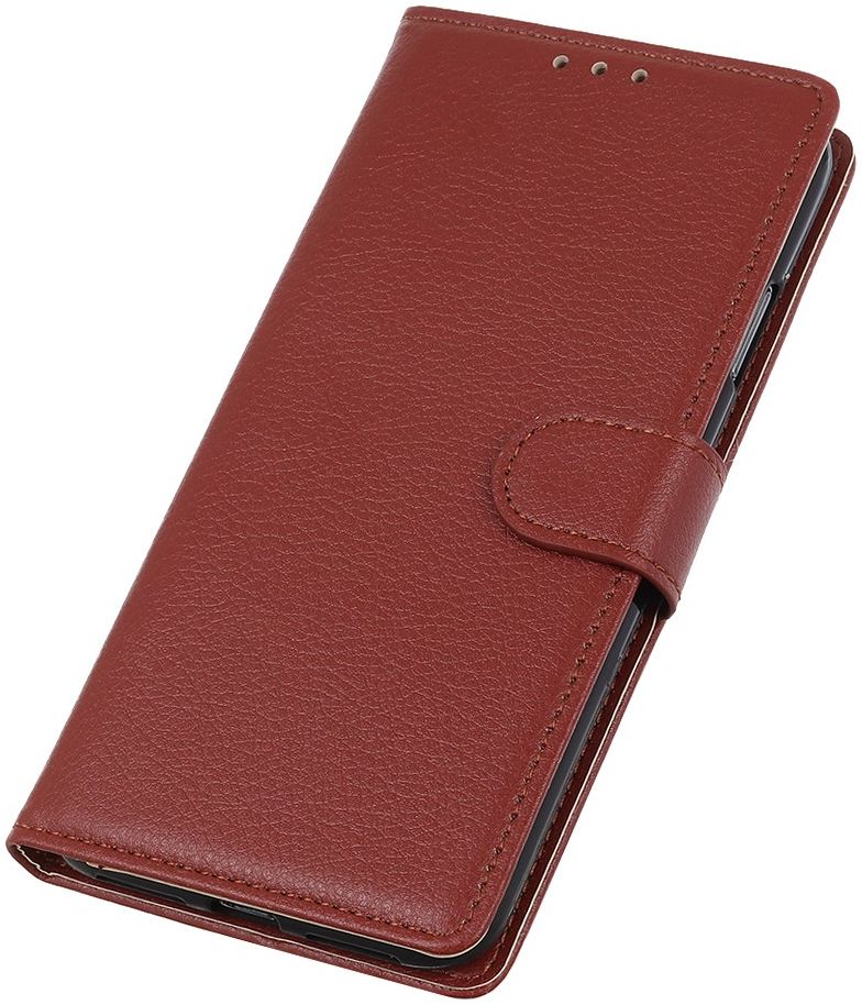 Samsung Galaxy S21 Plus Hoesje met Pasjes Book Case Kunstleer Bruin afbeelding 9